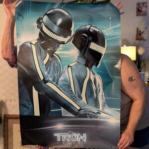 O1 2010 TRON LEGACY Promotional Poster Walt Disney Records